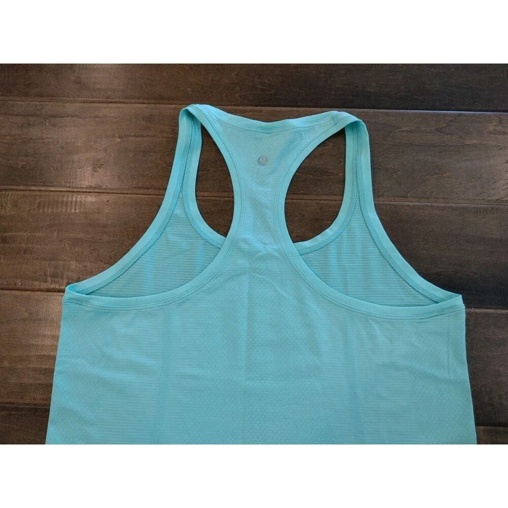 LULULEMON Women's EEUC Swiftly Tech mint green racerback tank top - 10